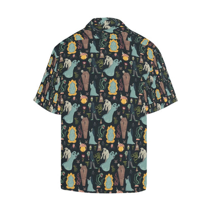 Creepy Print Design LKS303 Men's Hawaiian Shirt