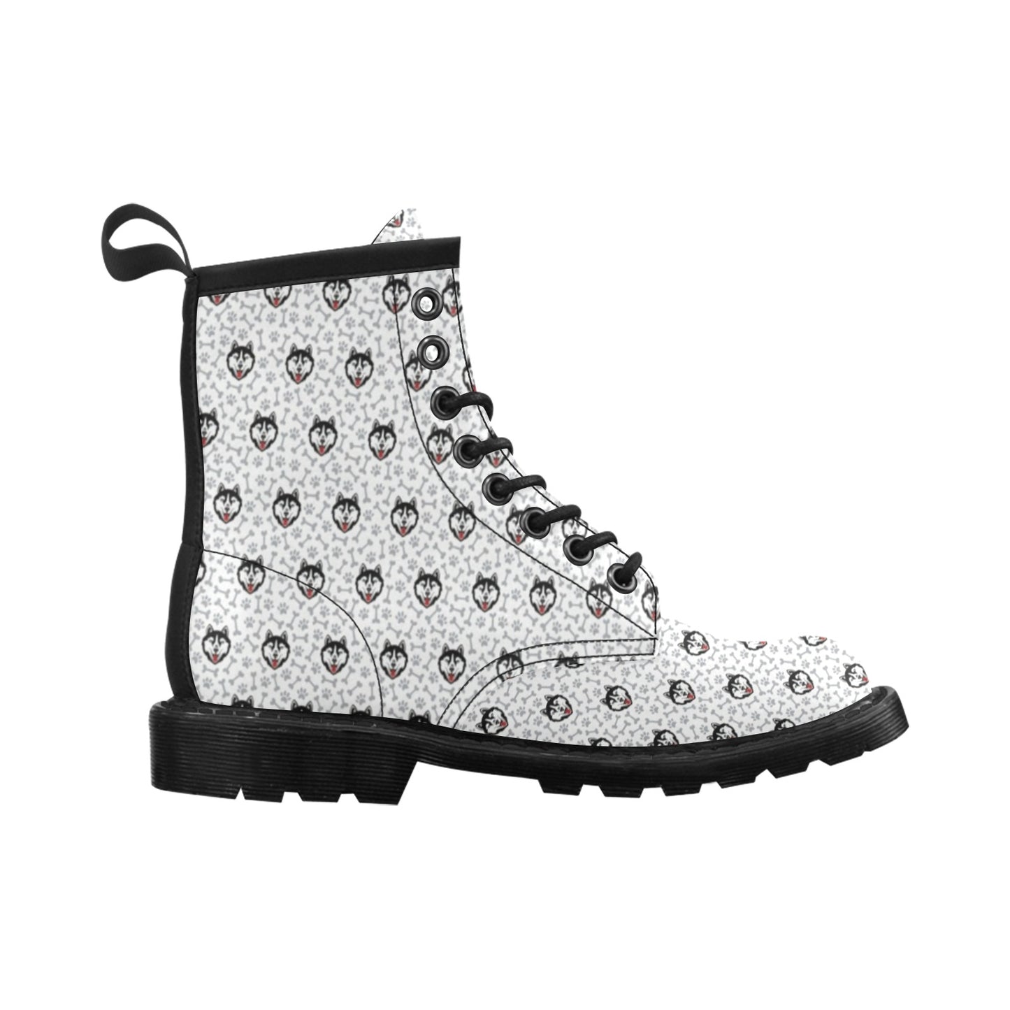 Siberian Huskies Print Design LKS305 Women's Boots