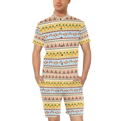 Native American Pattern Design Print Men's Romper