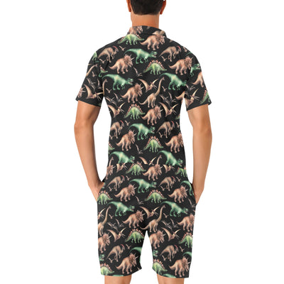 Dinosaur Print Pattern Men's Romper