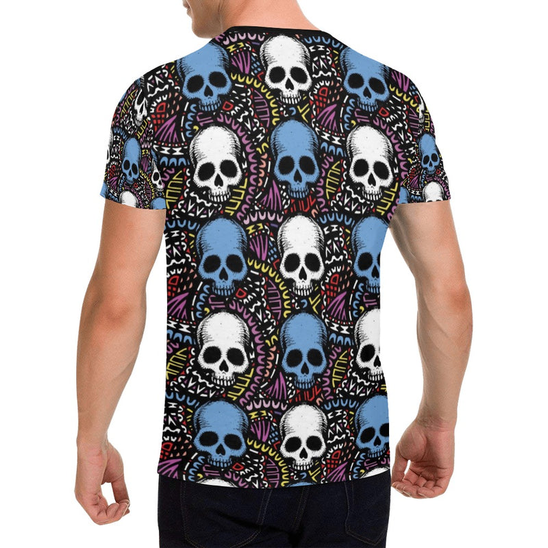 Skull Print Design LKS305 Men's All Over Print T-shirt