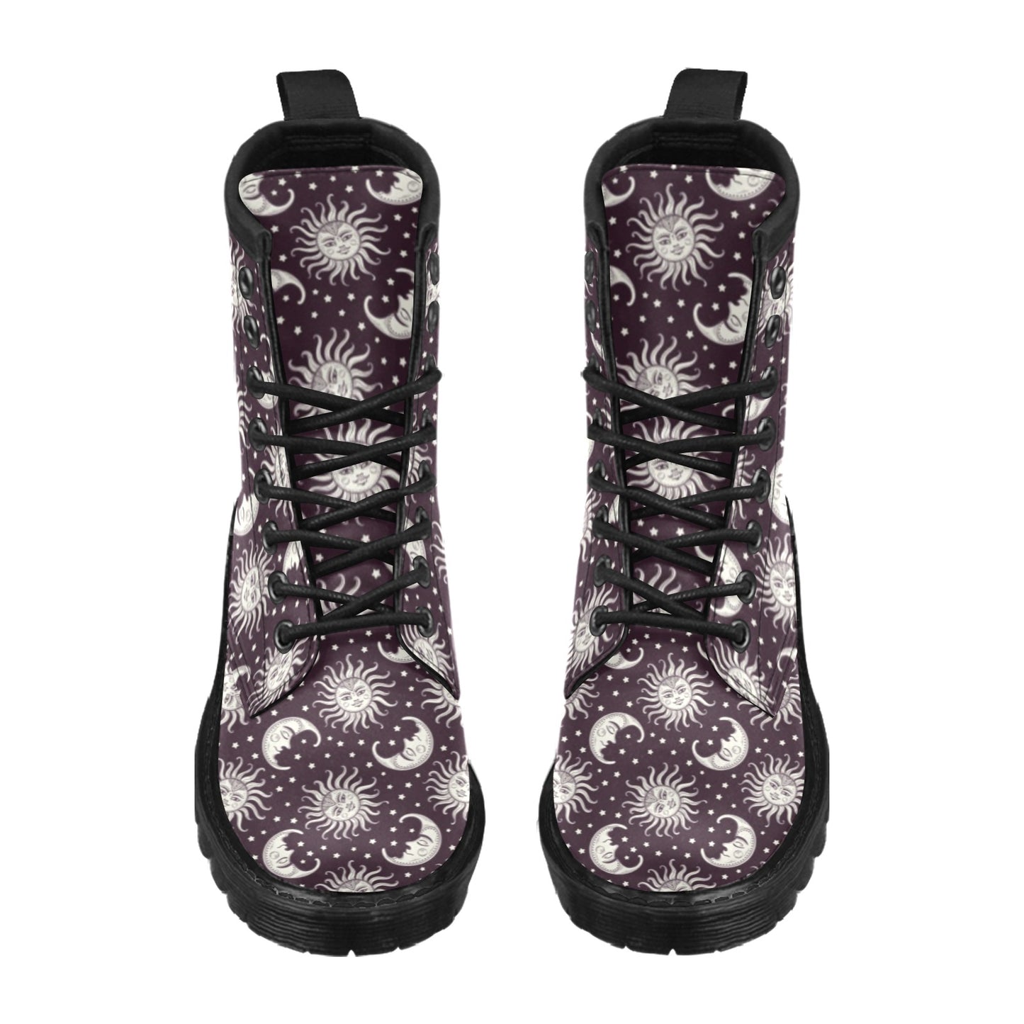 Sun Moon Face Women's Boots