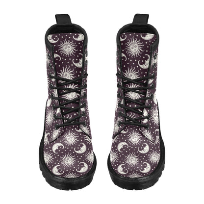 Sun Moon Face Women's Boots
