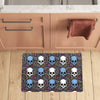 Skull Print Design LKS305 Kitchen Mat