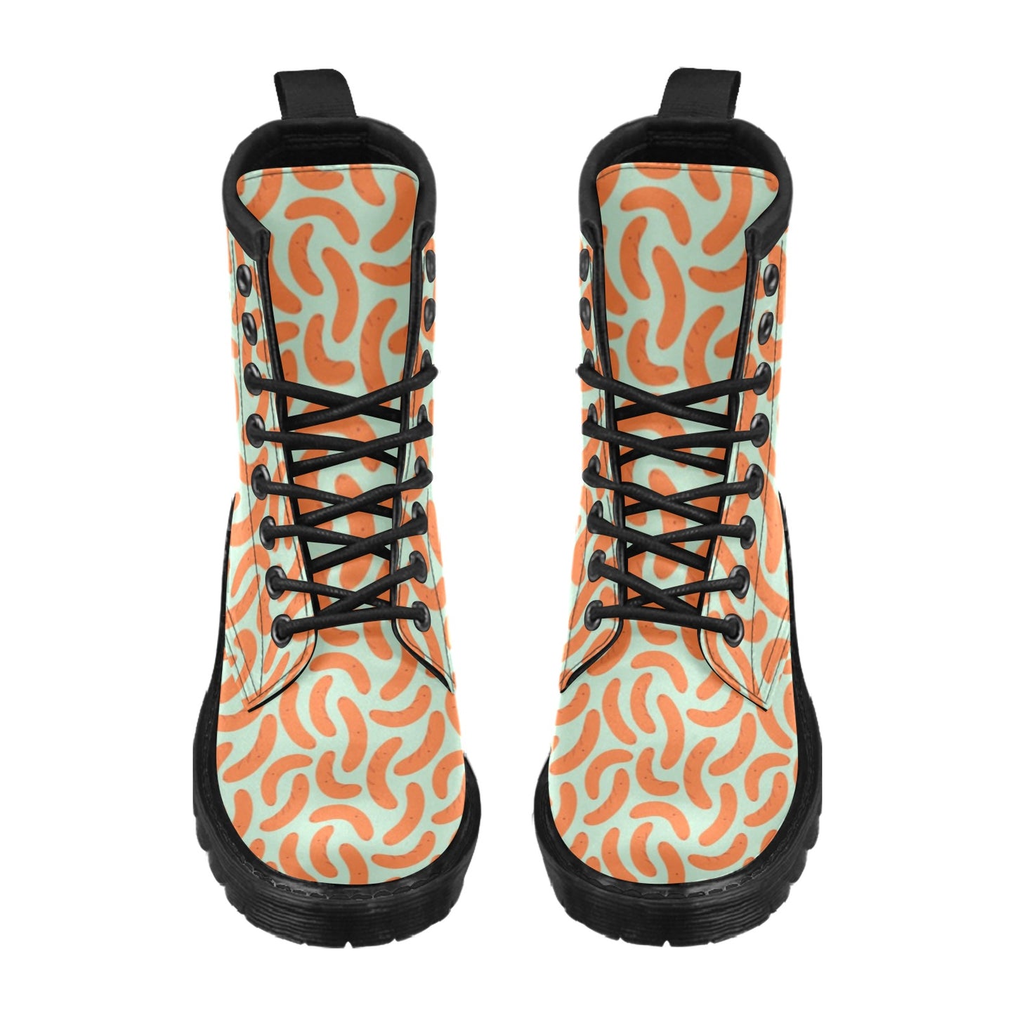 Sausage Print Design LKS304 Women's Boots