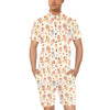 Cupcakes Strawberry Cherry Print Men's Romper