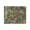 Camouflage Aztec Green Army Print Men's ID Card Wallet