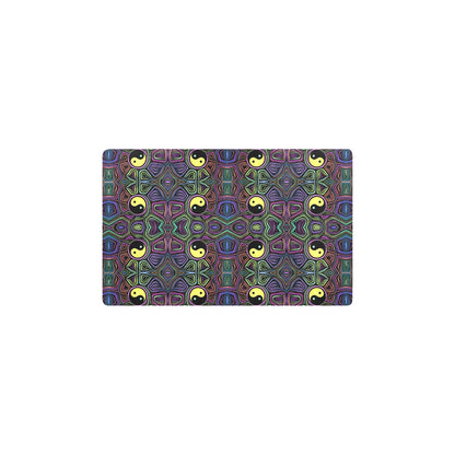 Yin Yang Neon Color Design Print Kitchen Mat