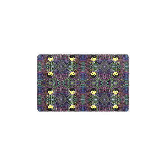 Yin Yang Neon Color Design Print Kitchen Mat