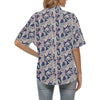 Bird Of Paradise Pattern Print Design 03 Women's Hawaiian Shirt