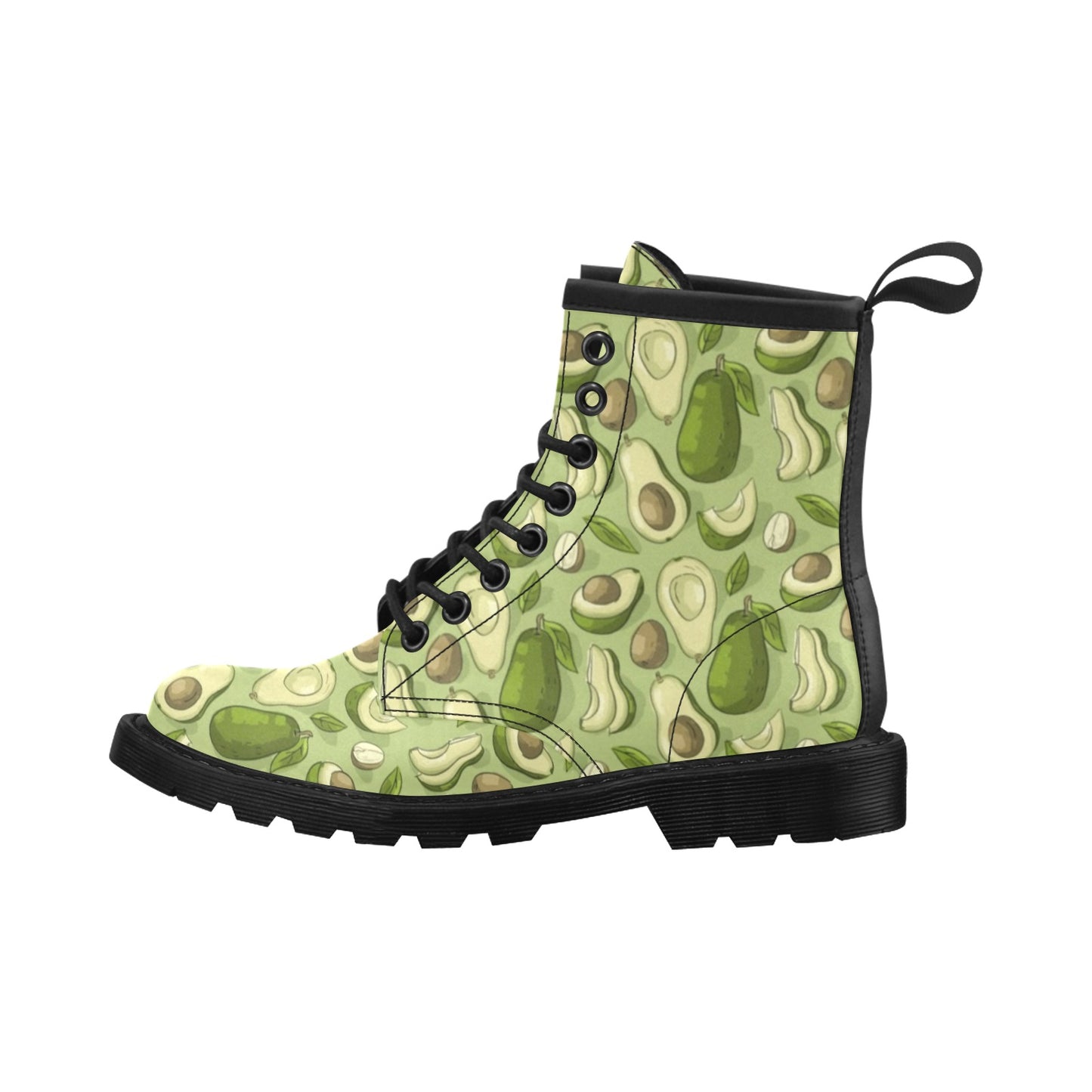 Avocado Pattern Print Design AC03 Women's Boots