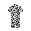 Cheetah Black Print Pattern Men's Romper