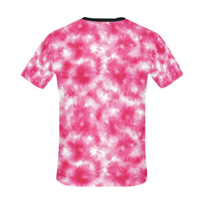 Tie Dye Pink Print Design LKS304 Men's All Over Print T-shirt