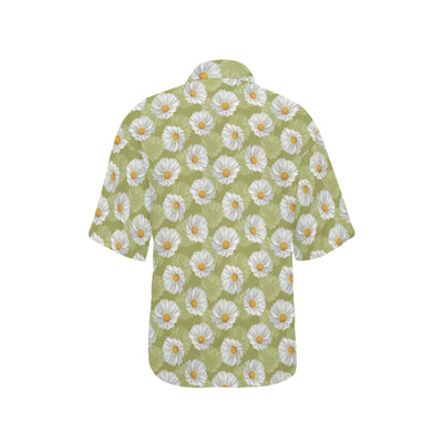 Daisy Pattern Print Design DS06 Women's Hawaiian Shirt