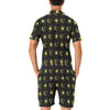 Sun Moon Print Design LKS304 Men's Romper