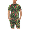 Bird Of Paradise Pattern Print Design BOP010 Men's Romper