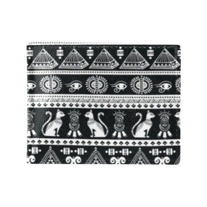 Tribal Pattern Print Design LKS305 Men's ID Card Wallet