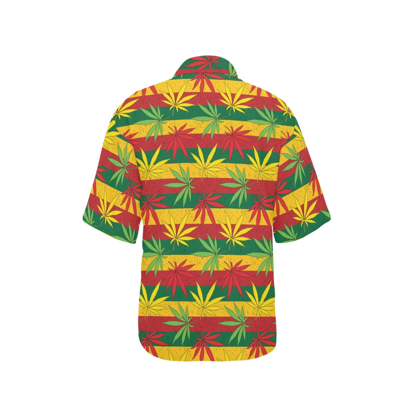 Rasta Pattern Print Design A03 Women's Hawaiian Shirt