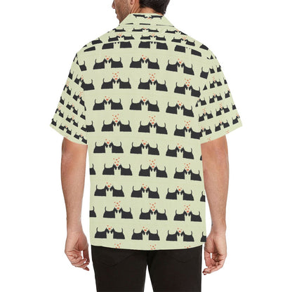 Scottish Terriers Print Design LKS304 Men's Hawaiian Shirt