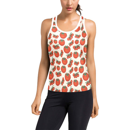 Tomato Print Design LKS302 Women's Racerback Tank Top