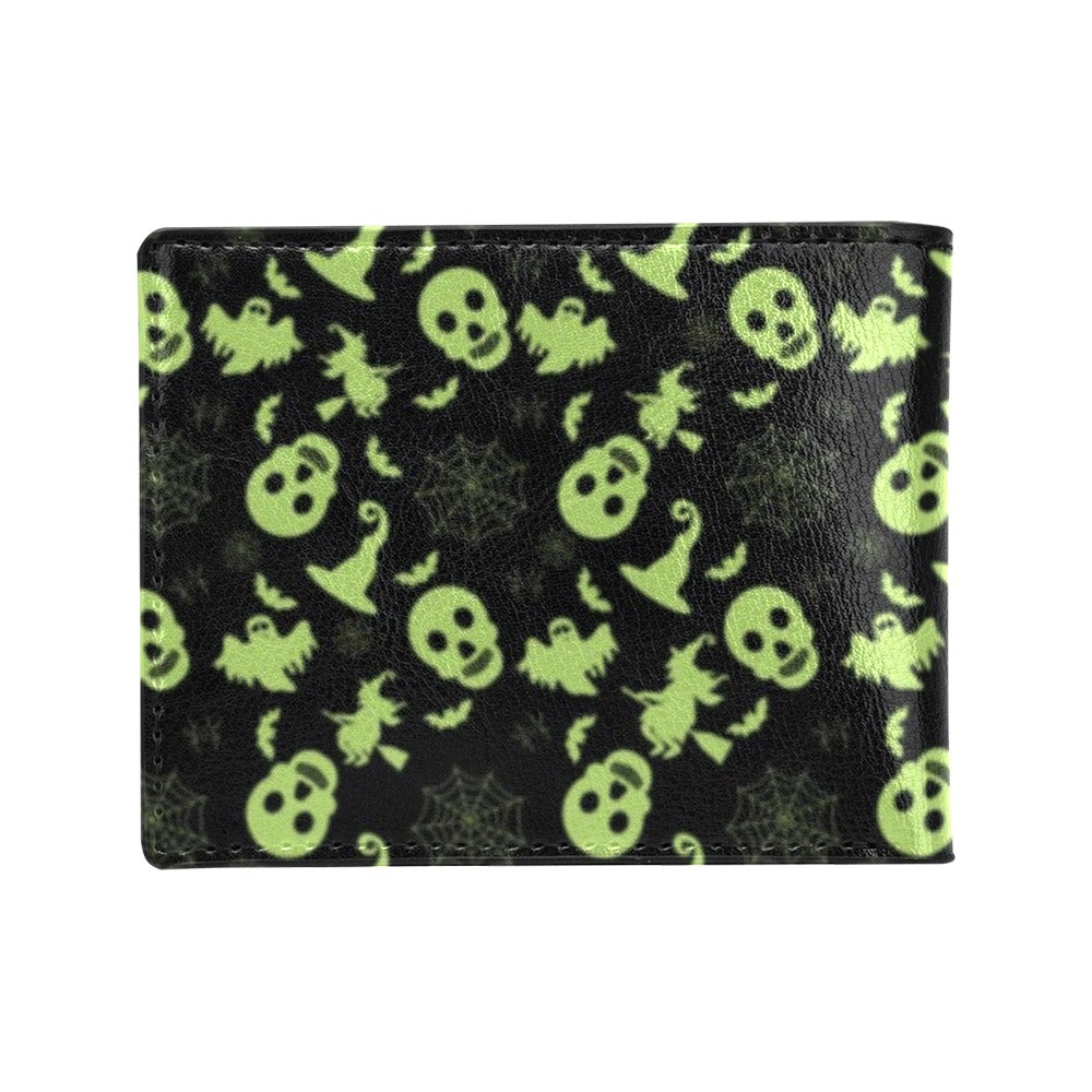 Witch Halloween Print Design LKS306 Men's ID Card Wallet