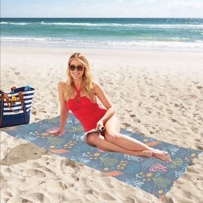 Seaweed Print Design LKS304 Beach Towel 32" x 71"