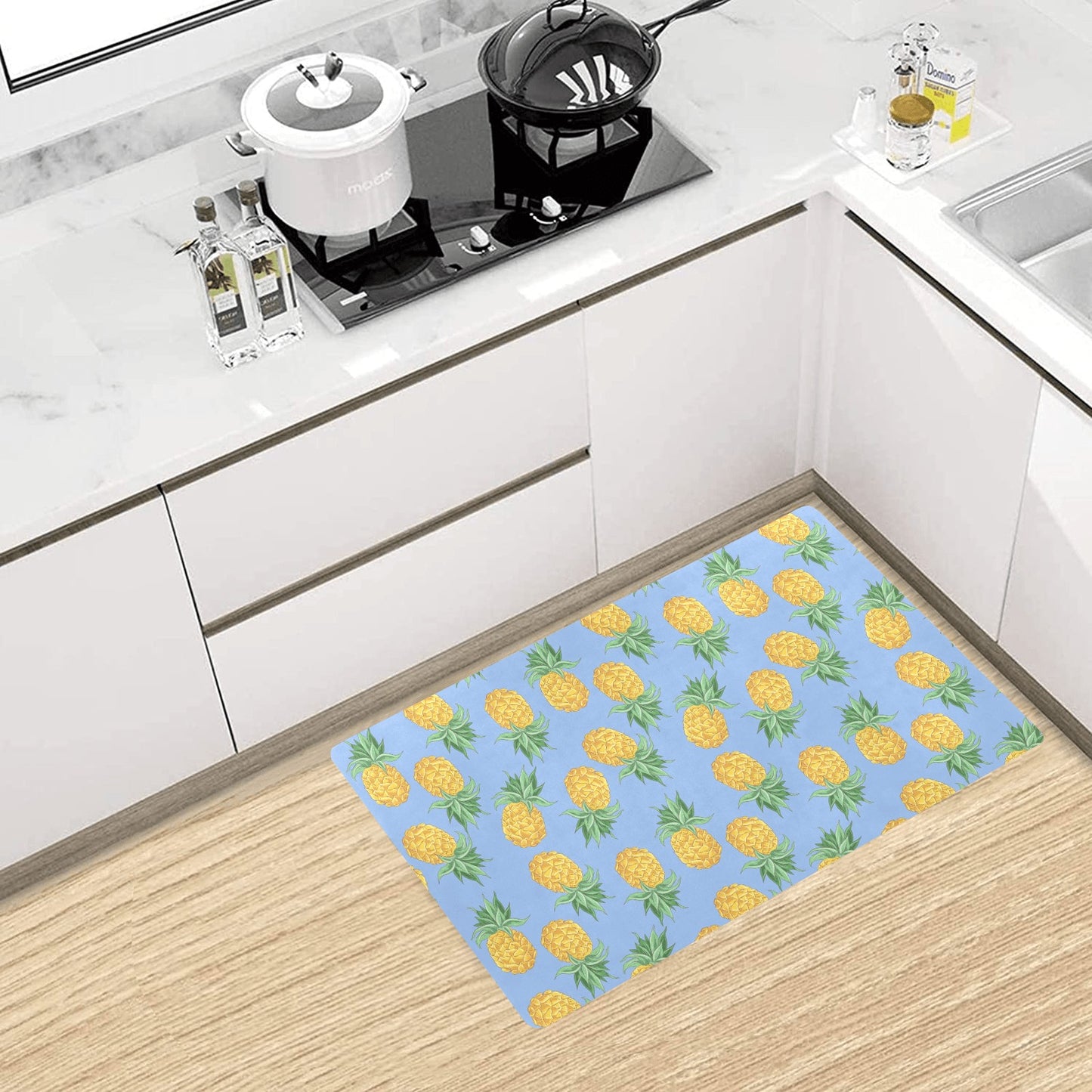 Pineapple Pattern Print Design A04 Kitchen Mat