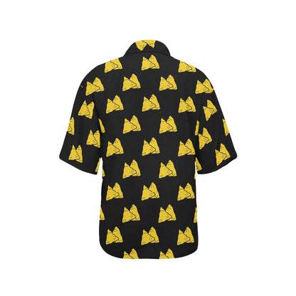 Nachos Pattern Print Design A02 Women's Hawaiian Shirt