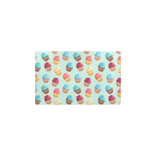 Cupcake Pattern Print Design 01 Kitchen Mat
