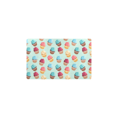 Cupcake Pattern Print Design 01 Kitchen Mat