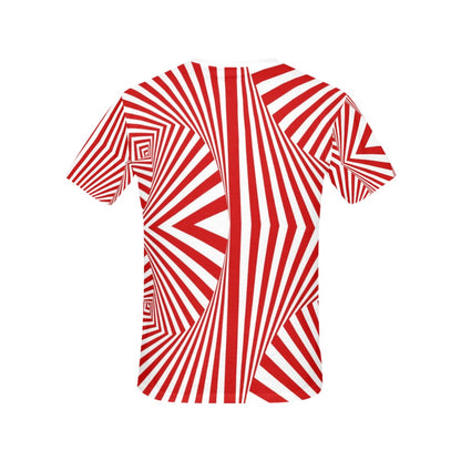 Vortex Print Design LKS304 Women's  T-shirt