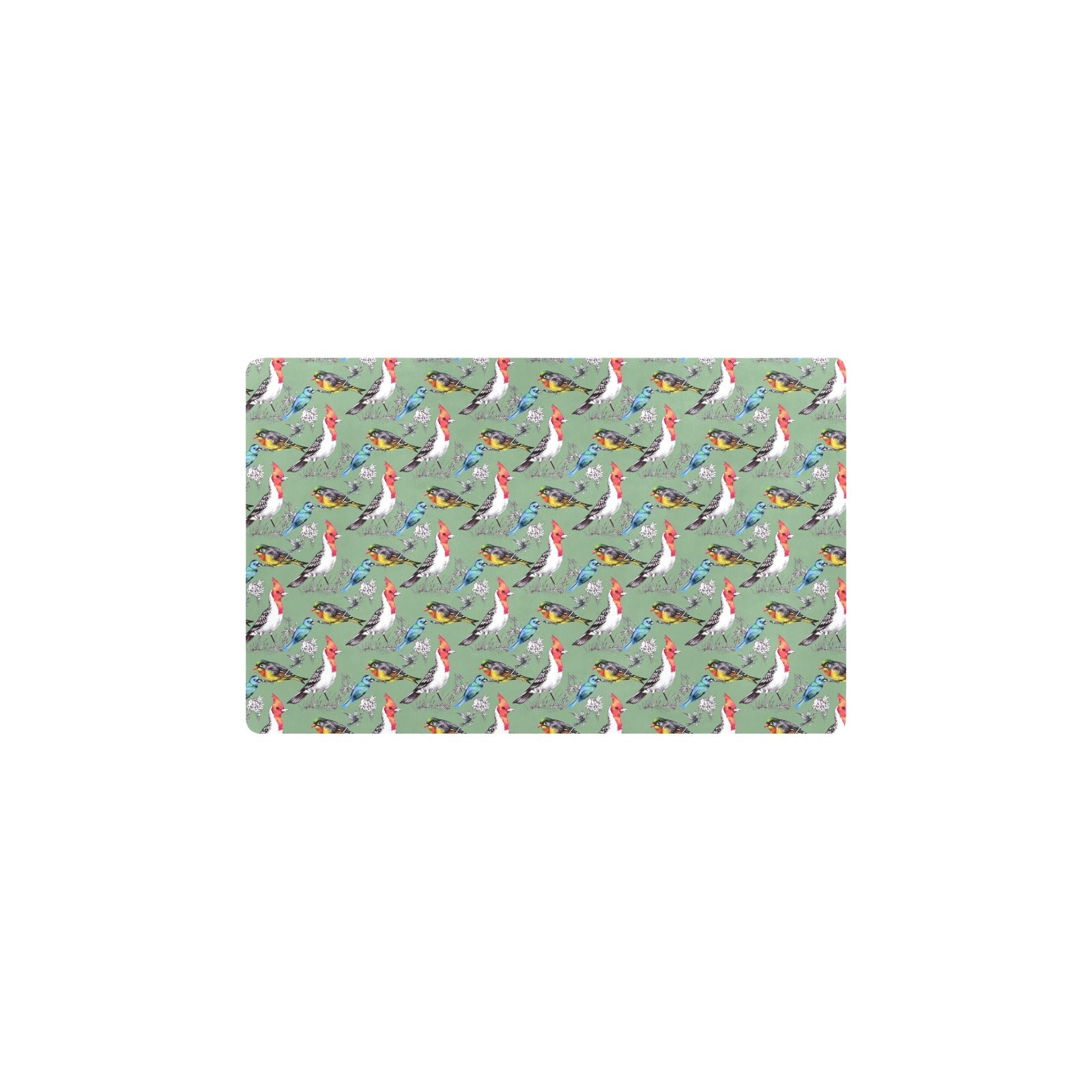 Birds Pattern Print Design 07 Kitchen Mat