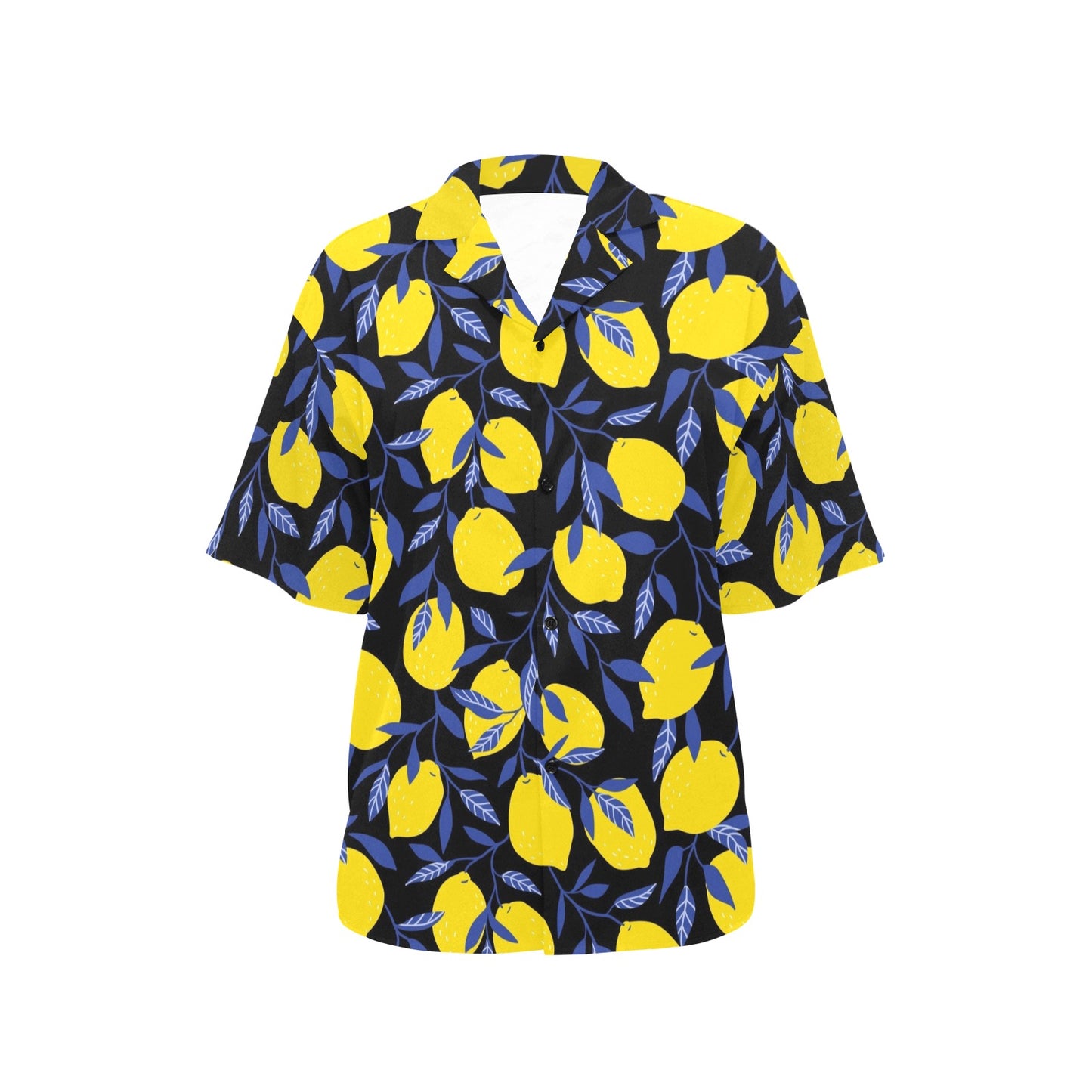 Lemon Pattern Print Design LM01 Women's Hawaiian Shirt