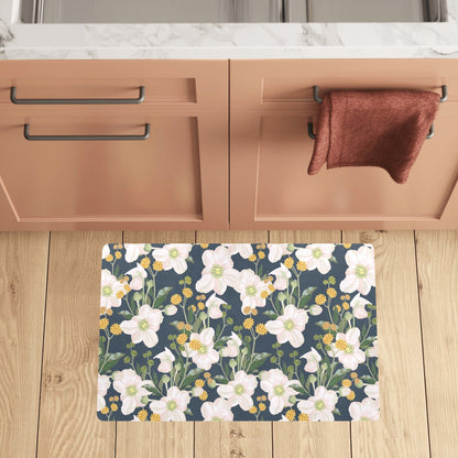 Anemone Pattern Print Design AM04 Kitchen Mat