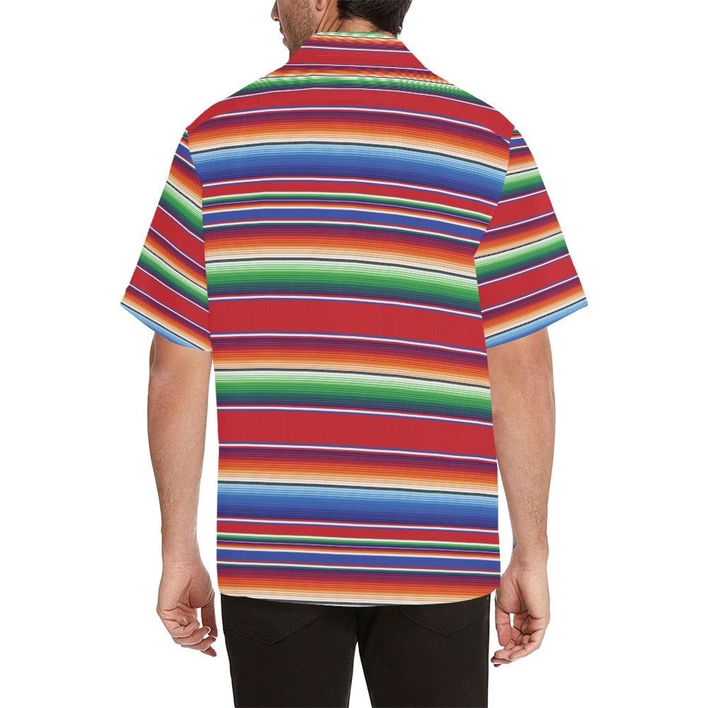 Serape Print Design LKS304 Men's Hawaiian Shirt