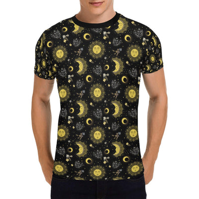 Sun Moon Print Design LKS301 Men's All Over Print T-shirt