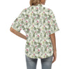 Bird Of Paradise Pattern Print Design 04 Women's Hawaiian Shirt