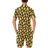 Elm Leave Summer Print Pattern Men's Romper