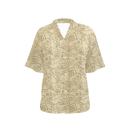 Ancient Greek Print Design LKS3013 Women's Hawaiian Shirt