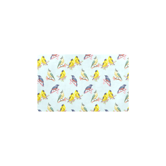Bird Sweet Themed Print Pattern Kitchen Mat