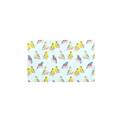 Bird Sweet Themed Print Pattern Kitchen Mat