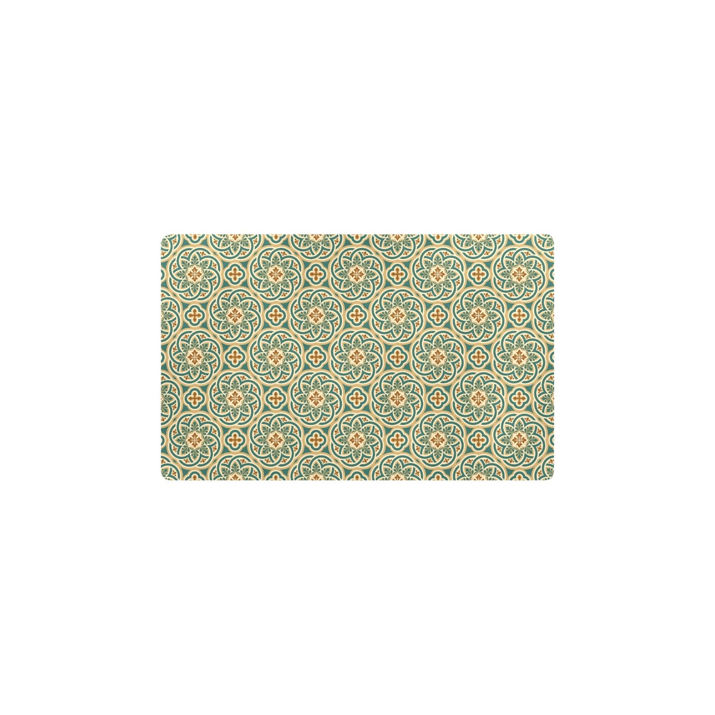 Cross Pattern Print Design 01 Kitchen Mat