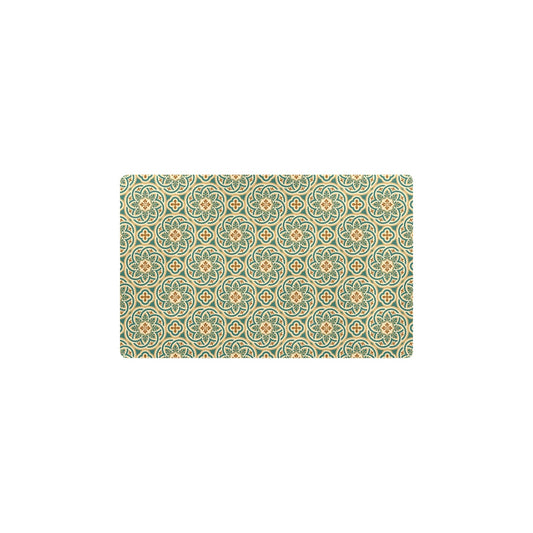 Cross Pattern Print Design 01 Kitchen Mat