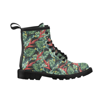 Bird Of Paradise Pattern Print Design BOP06 Women's Boots