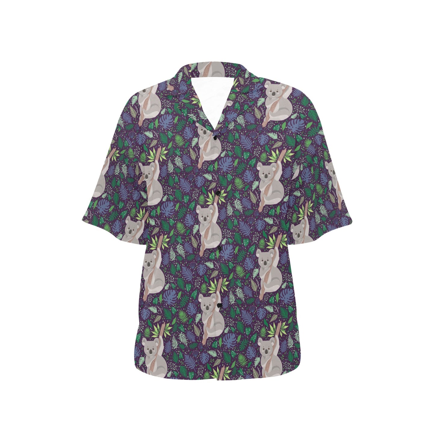 Koala Pattern Print Design 06 Women's Hawaiian Shirt