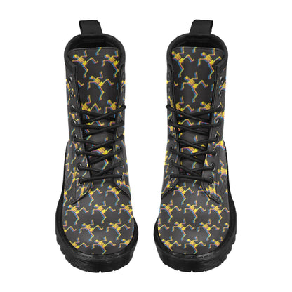 Skeleton Skeleton 3D Print Design LKS301 Women's Boots