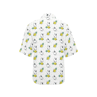 Bull Terriers Pattern Print Design 05 Women's Hawaiian Shirt