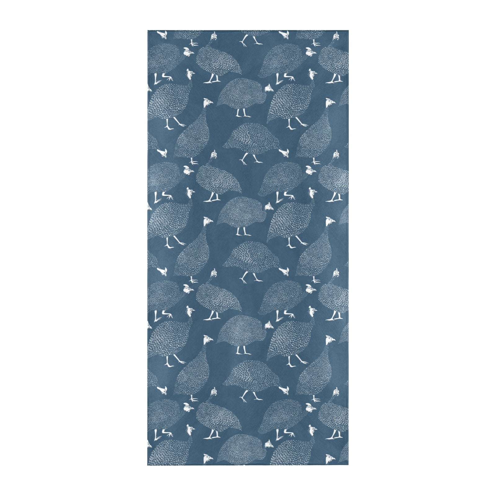 Guinea Fowl Print Design LKS401 Beach Towel 32" x 71"