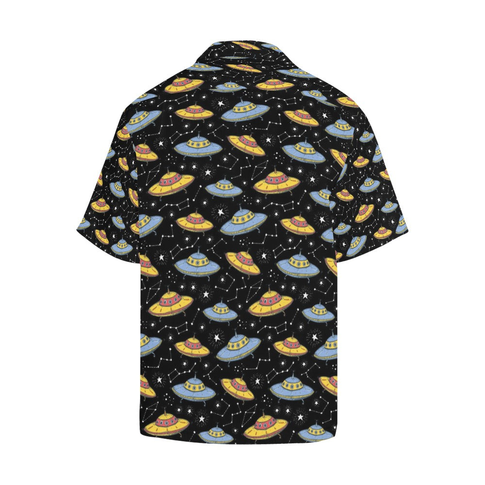 UFO Print Design LKS307 Men's Hawaiian Shirt