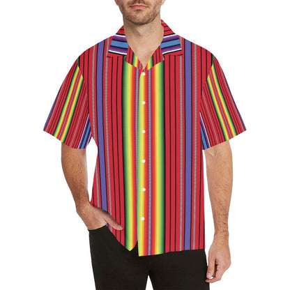 Serape Print Design LKS305 Men's Hawaiian Shirt